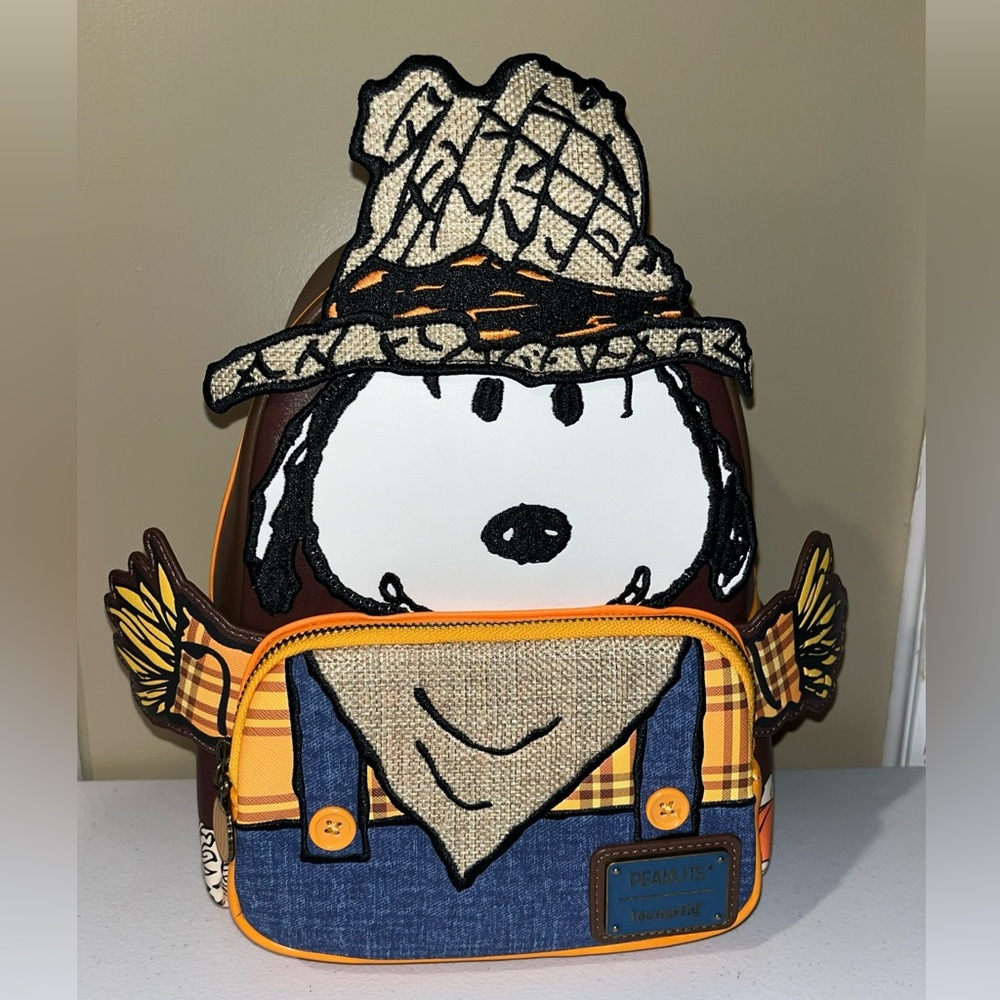 Peanuts Loungefly backpack featuring Snoopy